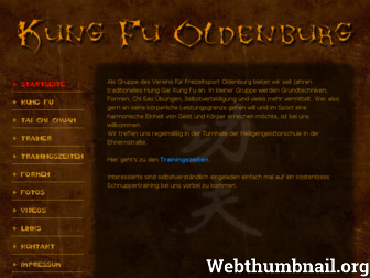 kung-fu-oldenburg.de website preview