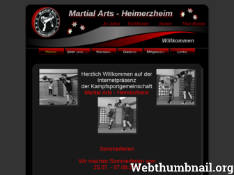 martialarts-heimerzheim.de website preview