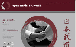 japan-martial-arts.ch website preview