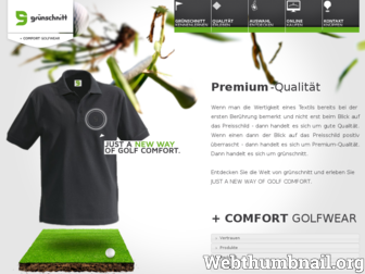 gruenschnitt-golf.de website preview