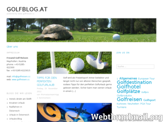 golfblogat.wordpress.com website preview
