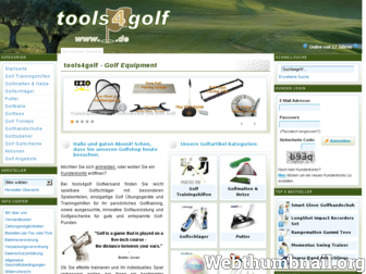 tools4golf.de website preview