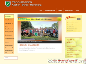 tennisbezirk-ac-dn-hs.de website preview