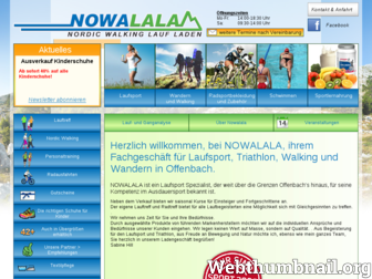 nowalala.de website preview