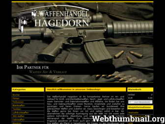 waffenhandel-hagedorn.de website preview