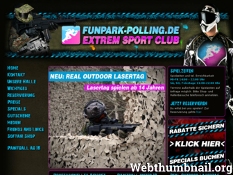 funpark-polling.de website preview