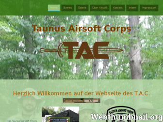 taunusairsoftcorps.jimdo.com website preview