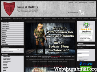 gunsandbullets.de website preview