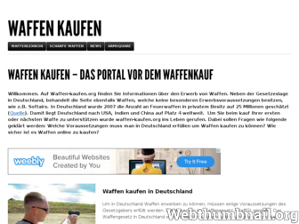 waffen-kaufen.org website preview