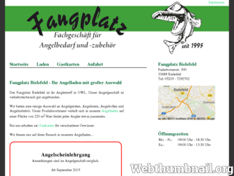 fangplatz-bielefeld.de website preview