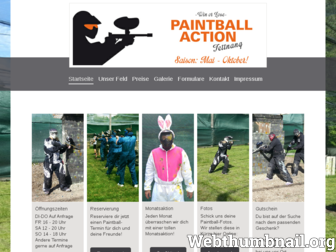 pat-paintball.de website preview