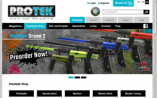 protek-actionsports.com website preview