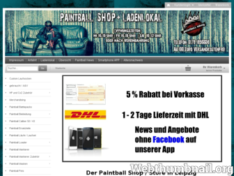 paintball-shop-leipzig.de website preview