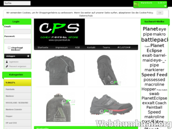 cps-paintball.de website preview