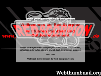 redscorpion.de website preview