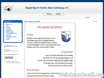 kegelsportverein-bad-camberg.de website preview