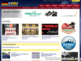 dbu-bowling.com website preview