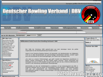 dbv-bowling.de website preview