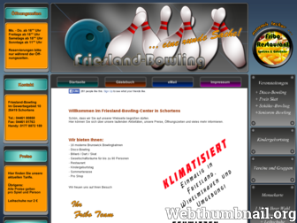 friesland-bowling.de website preview