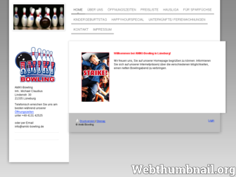 amiki-bowling.de website preview