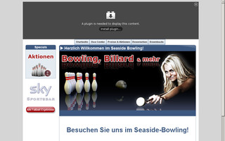 seaside-bowling.de website preview