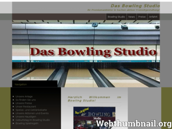 bowling-studio.de website preview