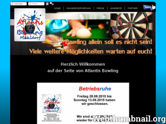 atlantis-bowling.de website preview