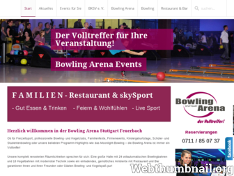 bowlingarena.de website preview