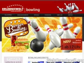 bowling-luebeck.de website preview