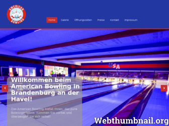 american-bowling-brandenburg.de website preview
