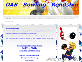 bowling-rendsburg.de website preview