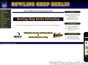bowling-shop-berlin.de website preview