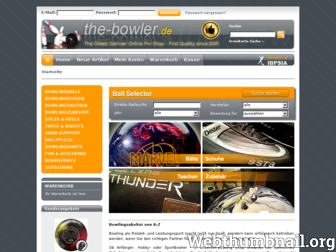 the-bowler.de website preview