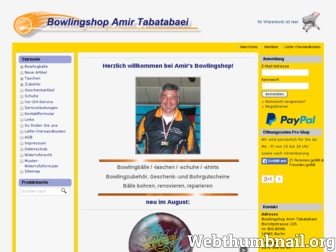 amirsbowlingshop.de website preview