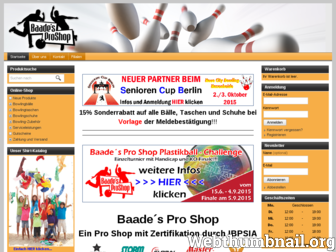 bowlingball-kaufen.de website preview
