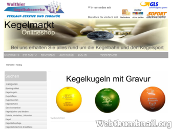 kegelmarkt.de website preview