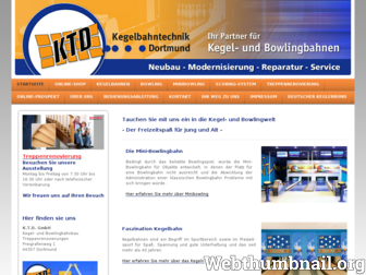 kegelbahntechnik.de website preview