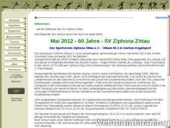 sv-ziphona.de website preview