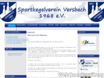 skv-versbach.de website preview