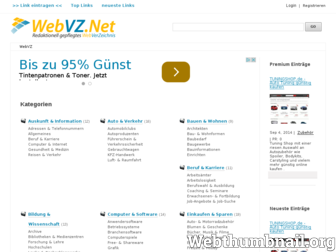 webvz.net website preview