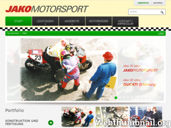 jako-motorsport.de website preview
