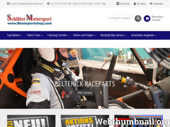 rennsportshop.com website preview