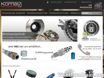 shop.kornely-motorsport.de website preview