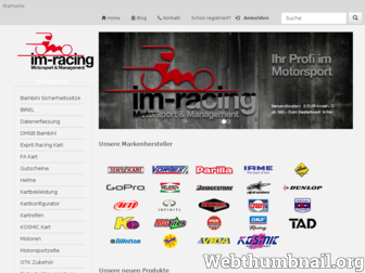 shop.im-racing.de website preview