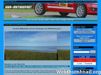 hwr-motorsport.de website preview