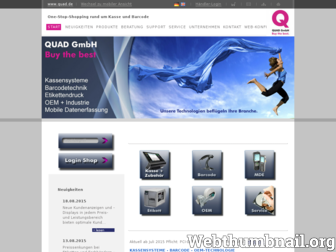 quad.de website preview