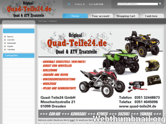 quad-teile24.de website preview