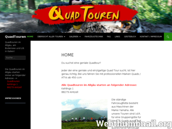 quadtouren.com website preview