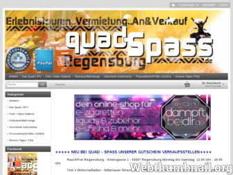 quad-spass.de website preview