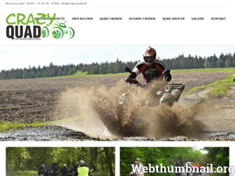 crazy-quad.de website preview
